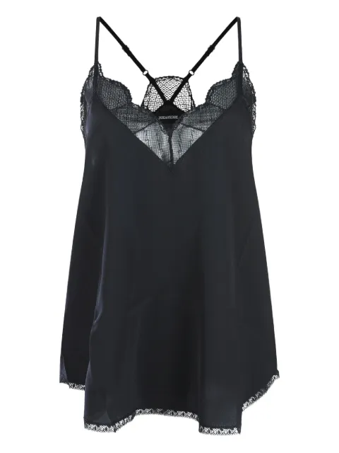 zadig and voltaire silk top