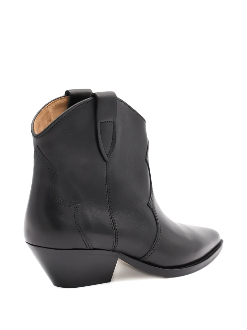 ISABEL MARANT leather cowboy boots Black