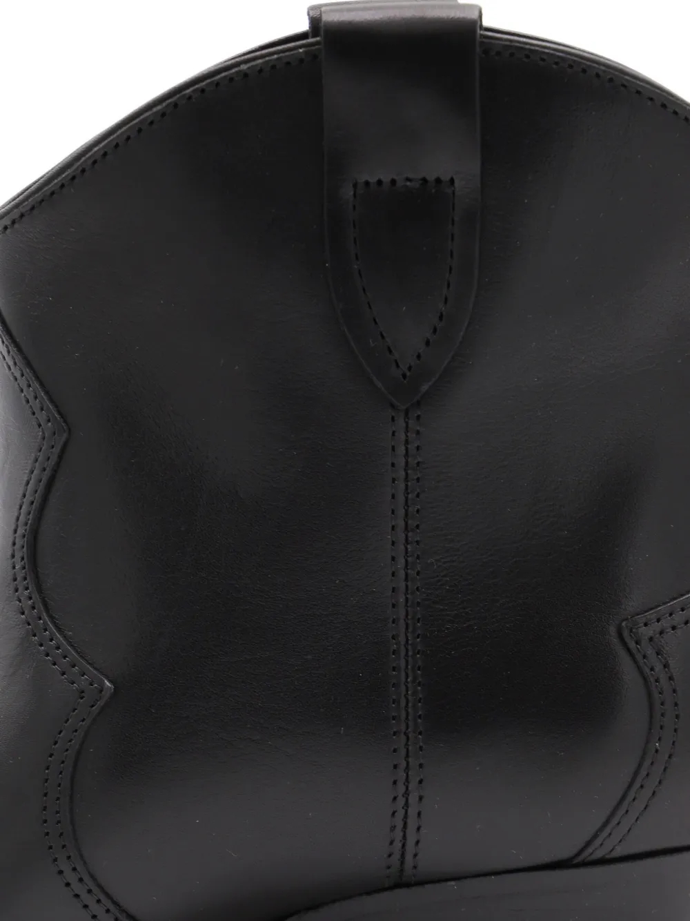 ISABEL MARANT leather cowboy boots Black