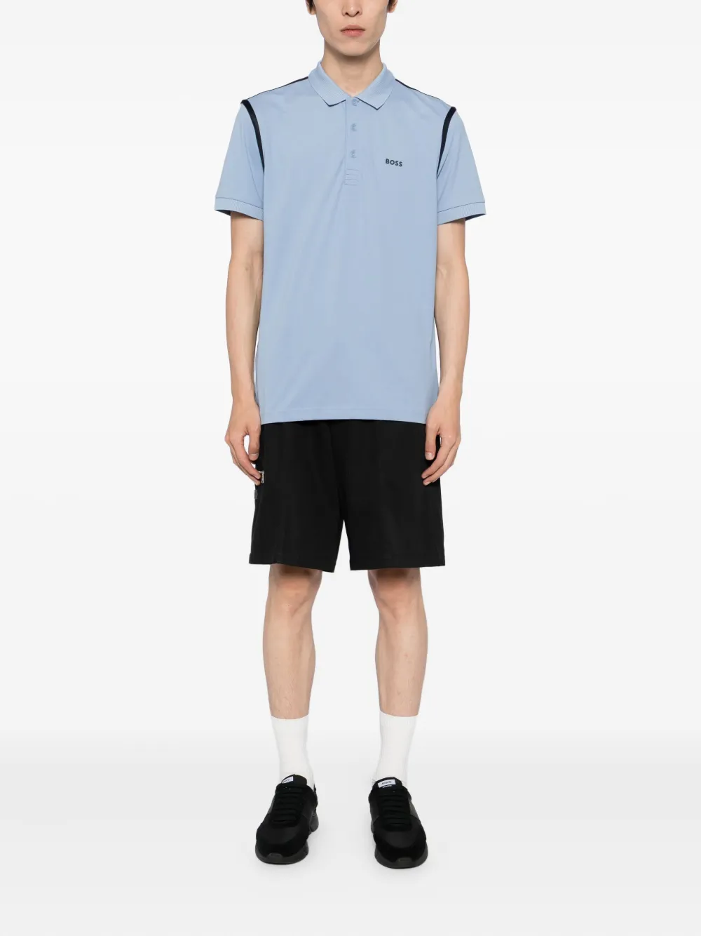 BOSS Paddy poloshirt - Blauw