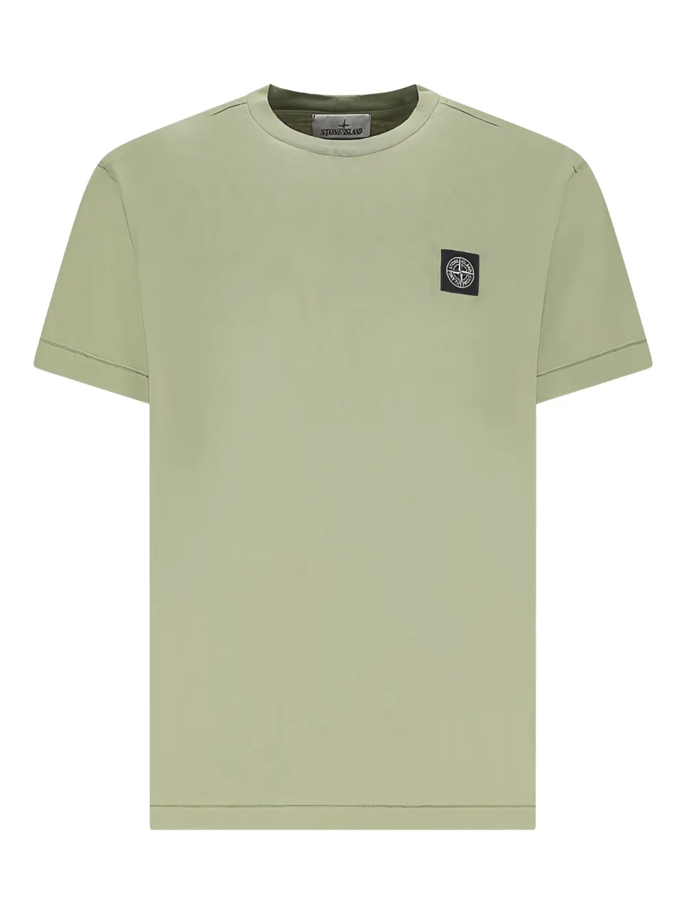 Stone Island logo-patch T-shirt Groen
