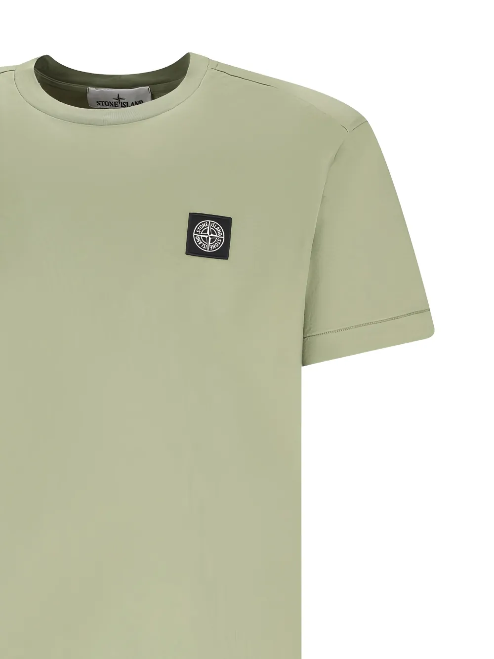 Stone Island T-shirt met logopatch Groen
