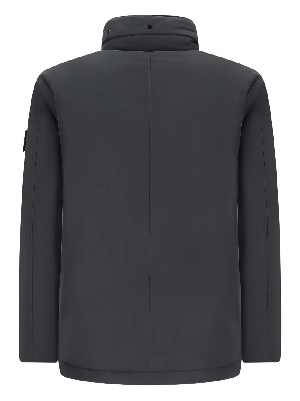 Stone Island Veldjack met Compass-logopatch Zwart