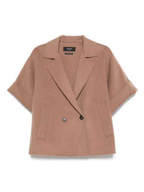 Max Mara short-sleeve wool coat