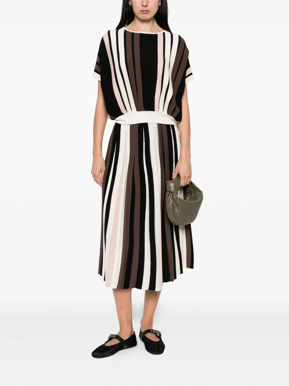 Max Mara Pleiadi pleated striped skirt | Pleated Skirts | Image 2