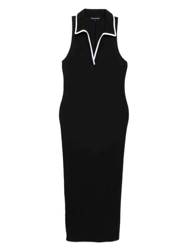 Veronica Beard Darien Polo Dress in Black