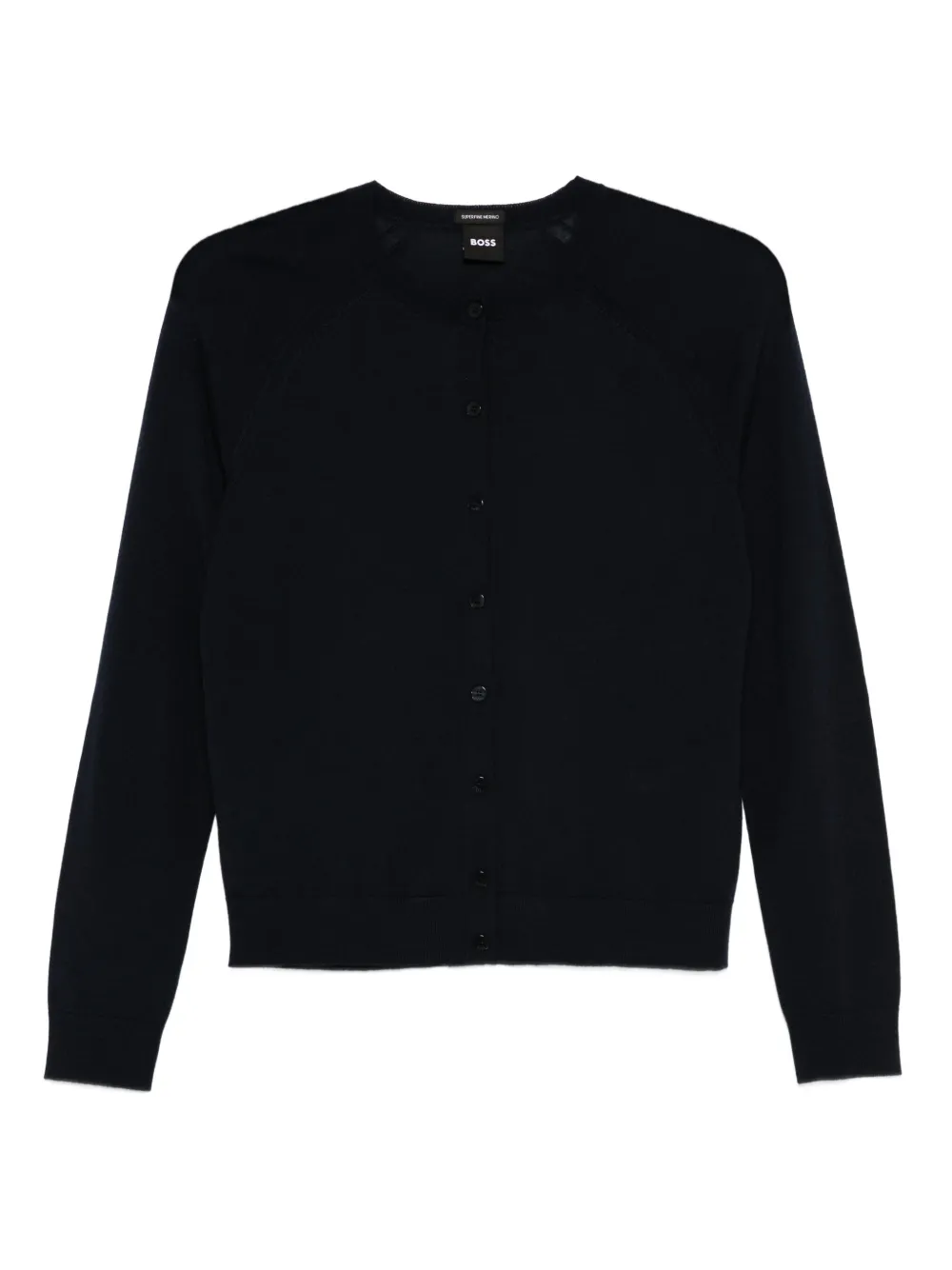 BOSS Vest met ronde hals Blauw