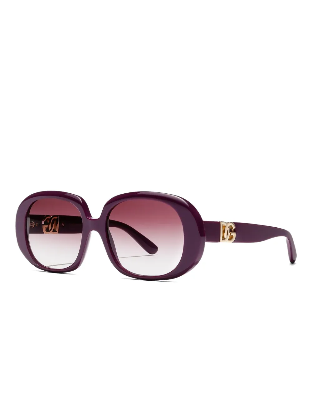Dolce & Gabbana Eyewear oval-frame sunglasses Paars