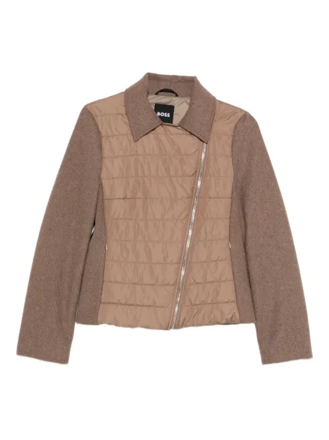 BOSS quilted bomber jacket