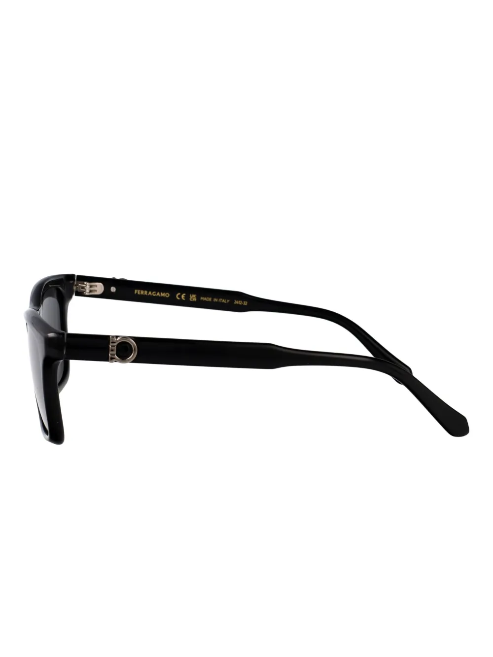 Ferragamo Eyewear rectangle-frame sunglasses Zwart