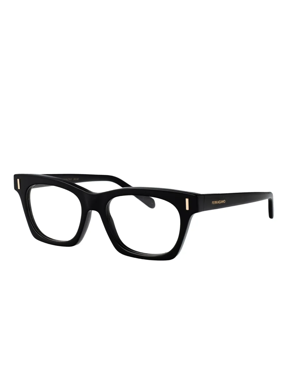 Ferragamo Eyewear rectangle-frame glasses Zwart