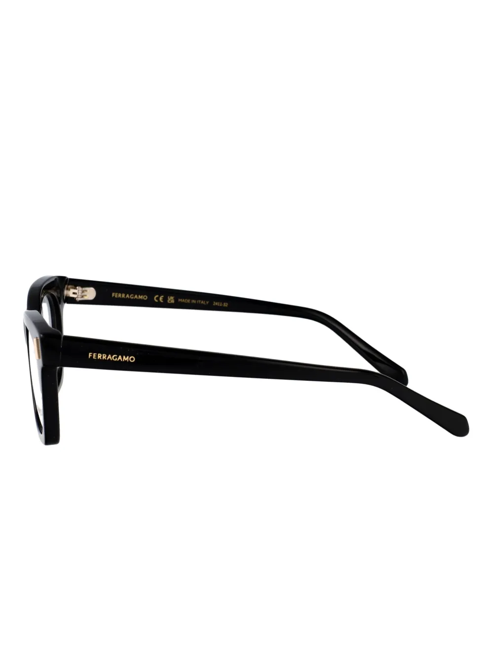 Ferragamo Eyewear rectangle-frame glasses Zwart
