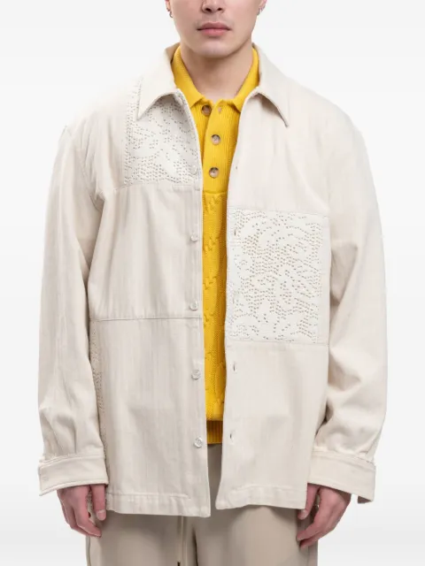 Drôle De Monsieur patchwork shirt