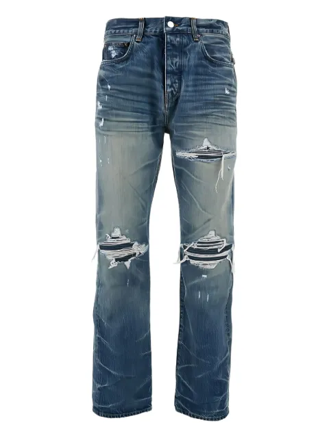 AMIRI distressed five-pocket jeans