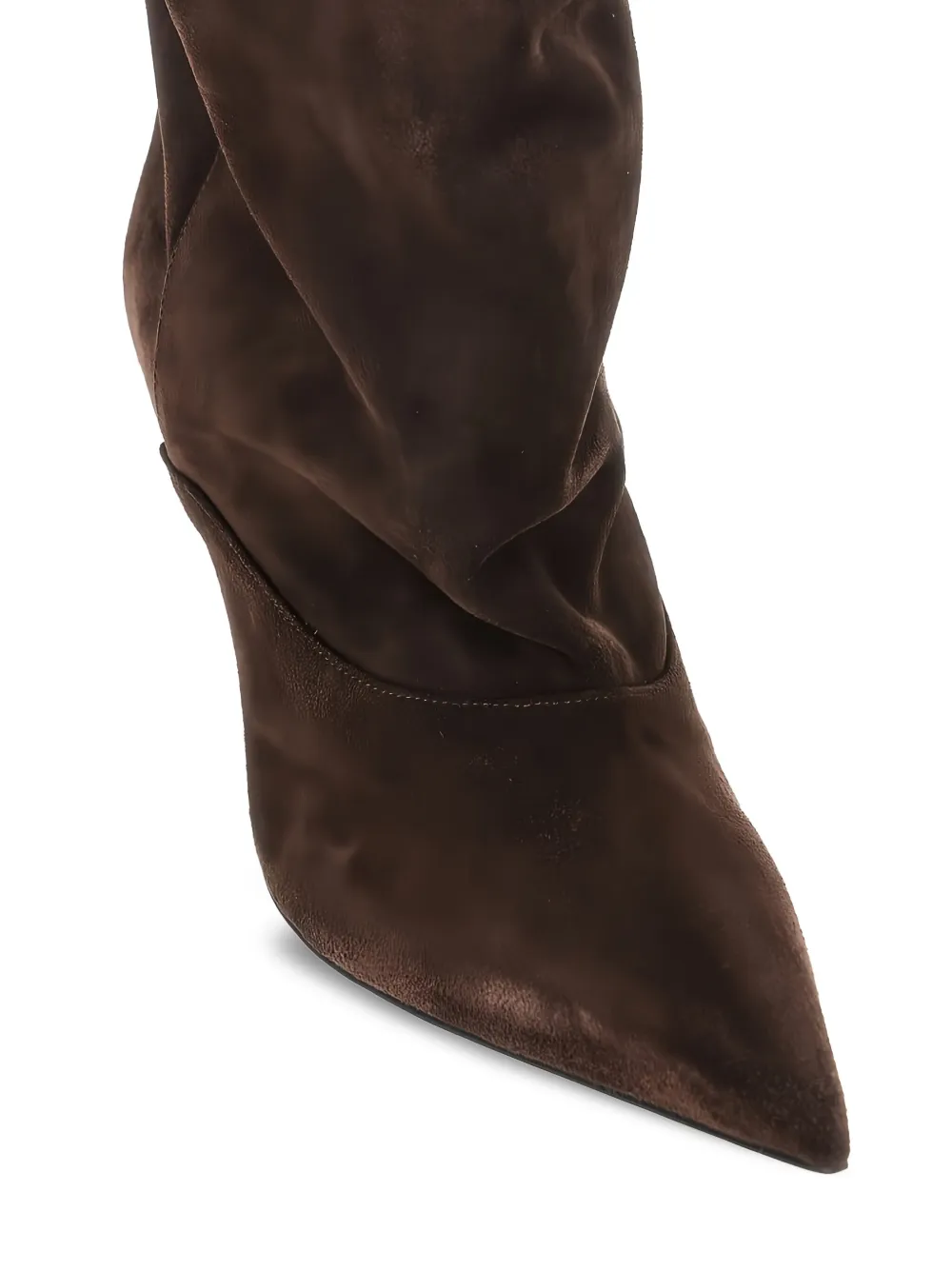 Paris Texas 75mm Ines slouchy suede knee-high boots | Knee-High Boots | Image 2