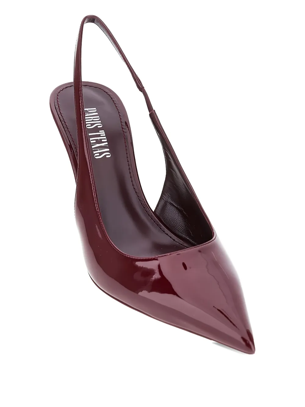 Paris Texas 70 mm Lidia slingback pumps met puntige neus Rood