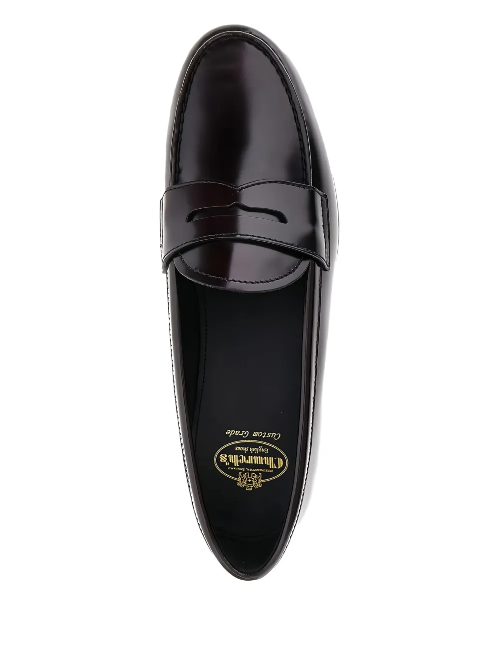 Church's penny leather loafers Red