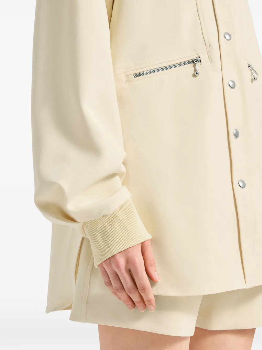 Fusalp Georgie zip-pocket shirt Geel
