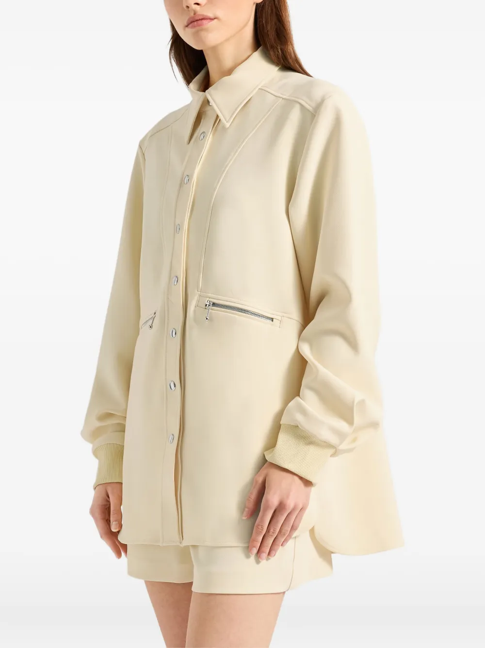 Fusalp Georgie zip-pocket shirt Geel