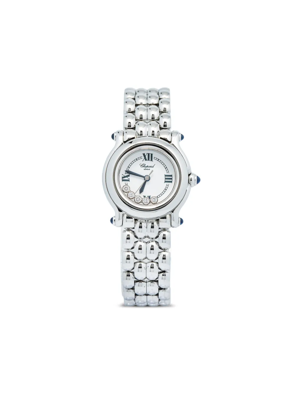 Chopard Pre-Owned Happy Sport 26mm - ホワイト Chopard Pre-Owned Happy Sport 26mm - ホワイト