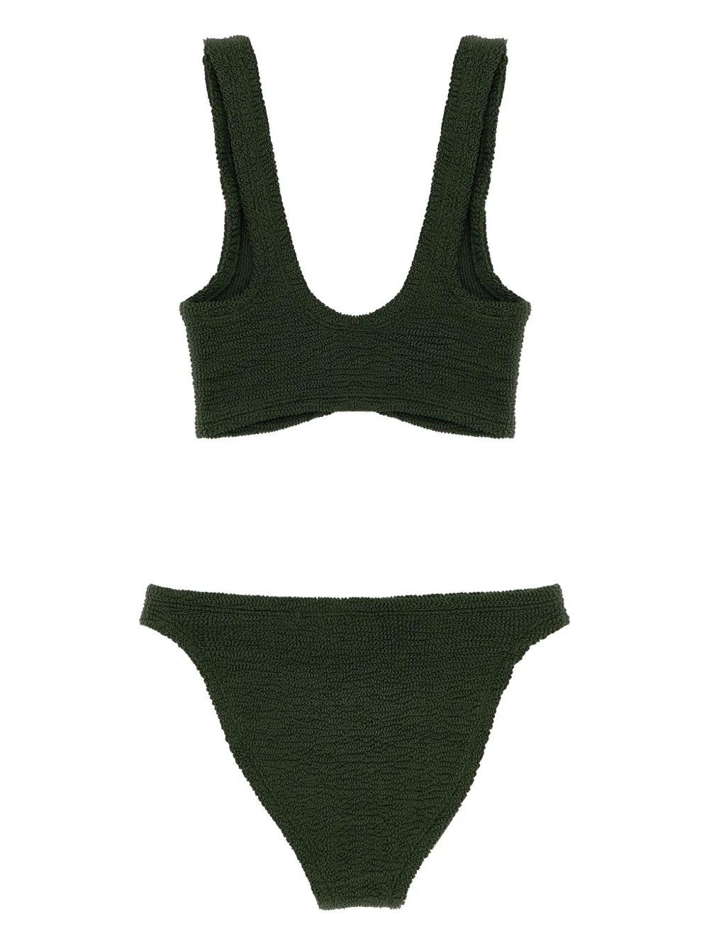 Hunza G Coverage Juno twist-detail bikini | Bikinis | Image 2
