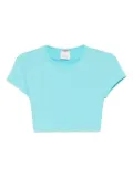 CHANEL Pre-Owned 1997 Cropped T-shirt Top - Blue