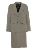 Gucci Pre-Owned 1990-2000s setup suit jacket skirt - Brown