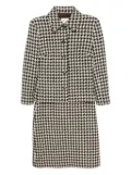 Céline Pre-Owned 1990-2000s setup suit jacket skirt - Brown