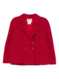 CHANEL Pre-Owned 1995 double breasted jacket - Red