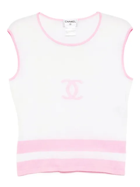 CHANEL Pre-Owned 2000 Sleeveless Top