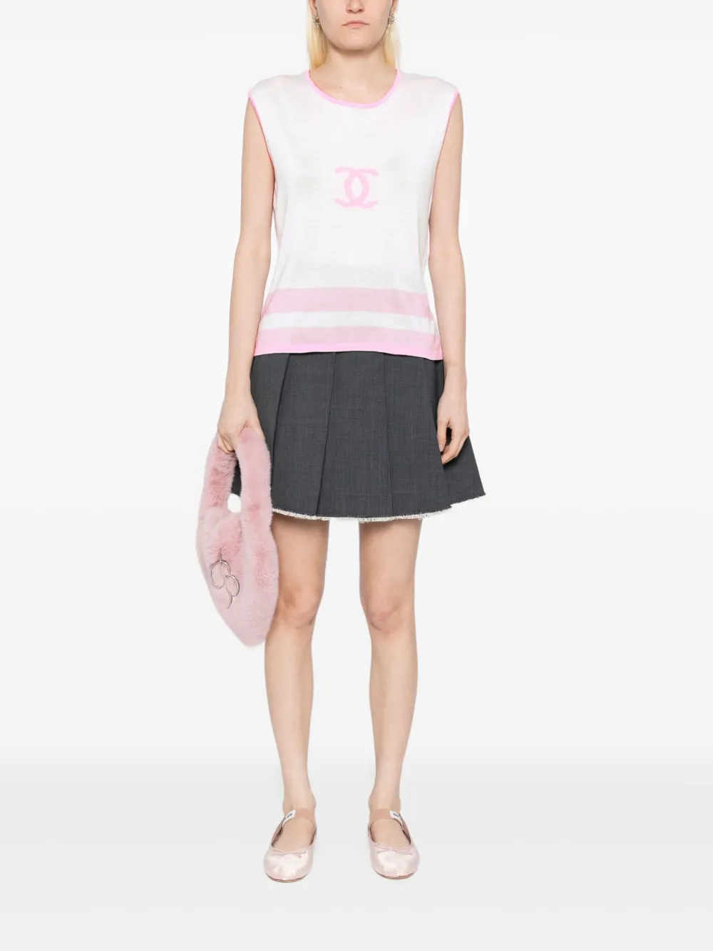 CHANEL Pre-Owned 2000 Sleeveless Top | Image 2
