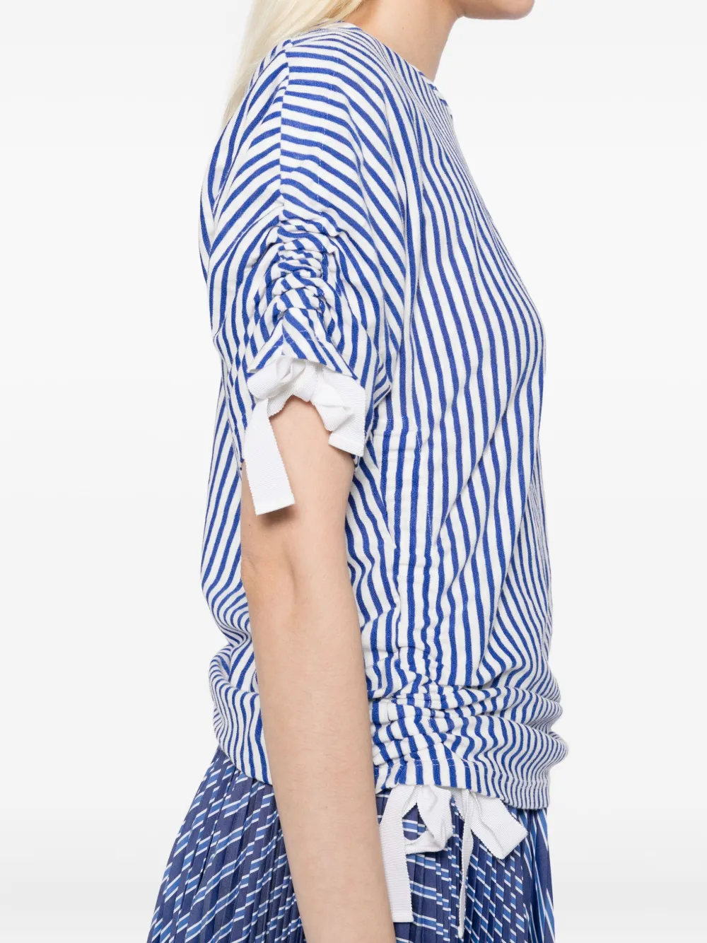 Pre-owned Chanel 2018 Short Sleeve Top In Blue