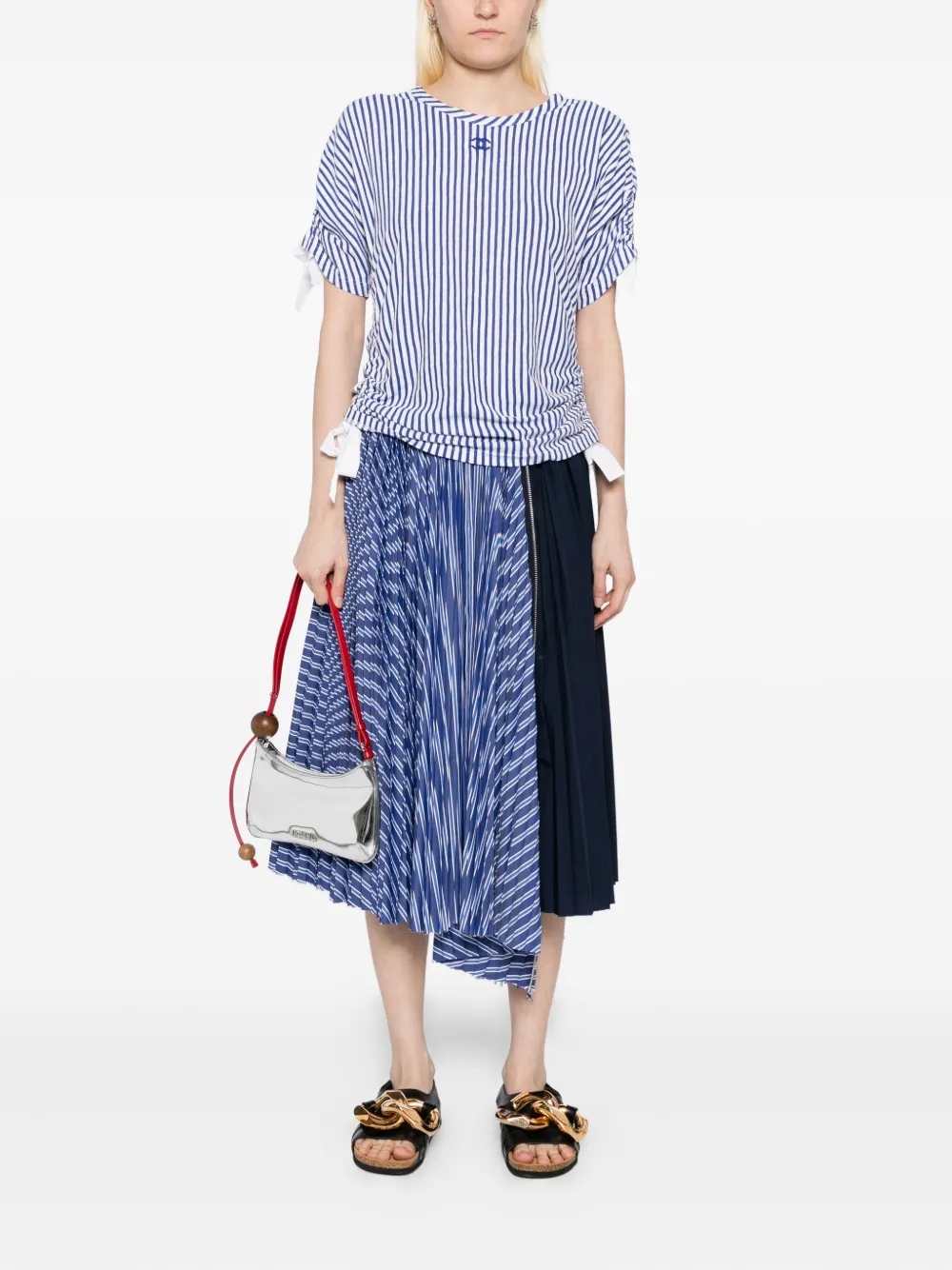 Pre-owned Chanel 2018 Short Sleeve Top In Blue