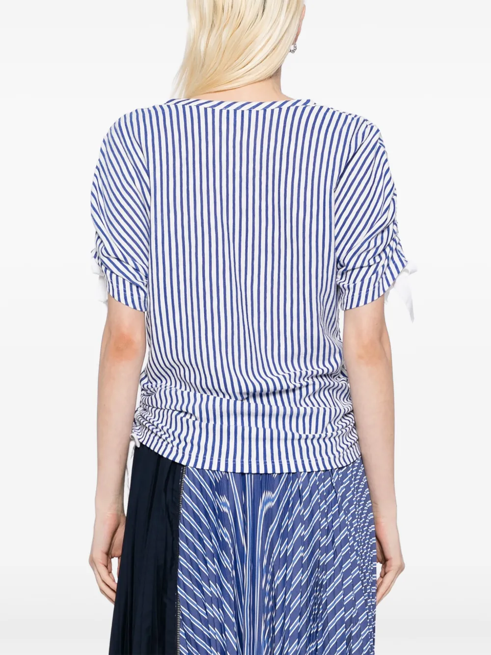 Pre-owned Chanel 2018 Short Sleeve Top In Blue