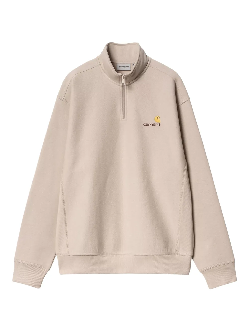 Carhartt WIP American Script embroidered sweatshirt | Neutrals | Image 1