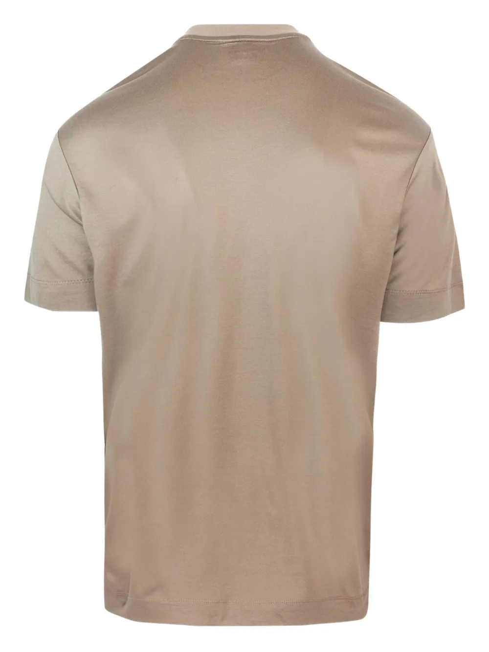 Emporio Armani Overhemd met geborduurd logo Bruin