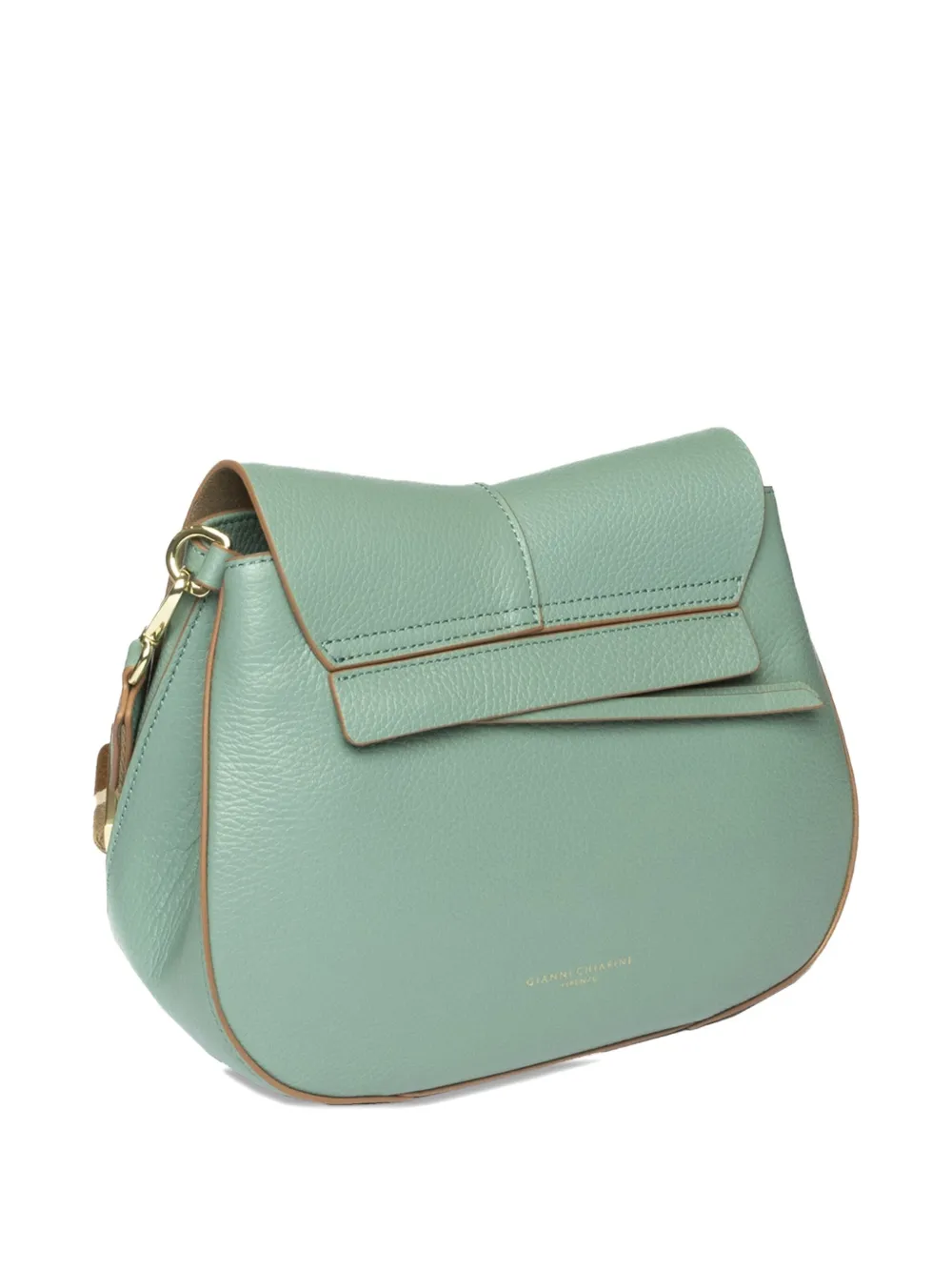 GIANNI CHIARINI Helena Round kleine leren tas Groen