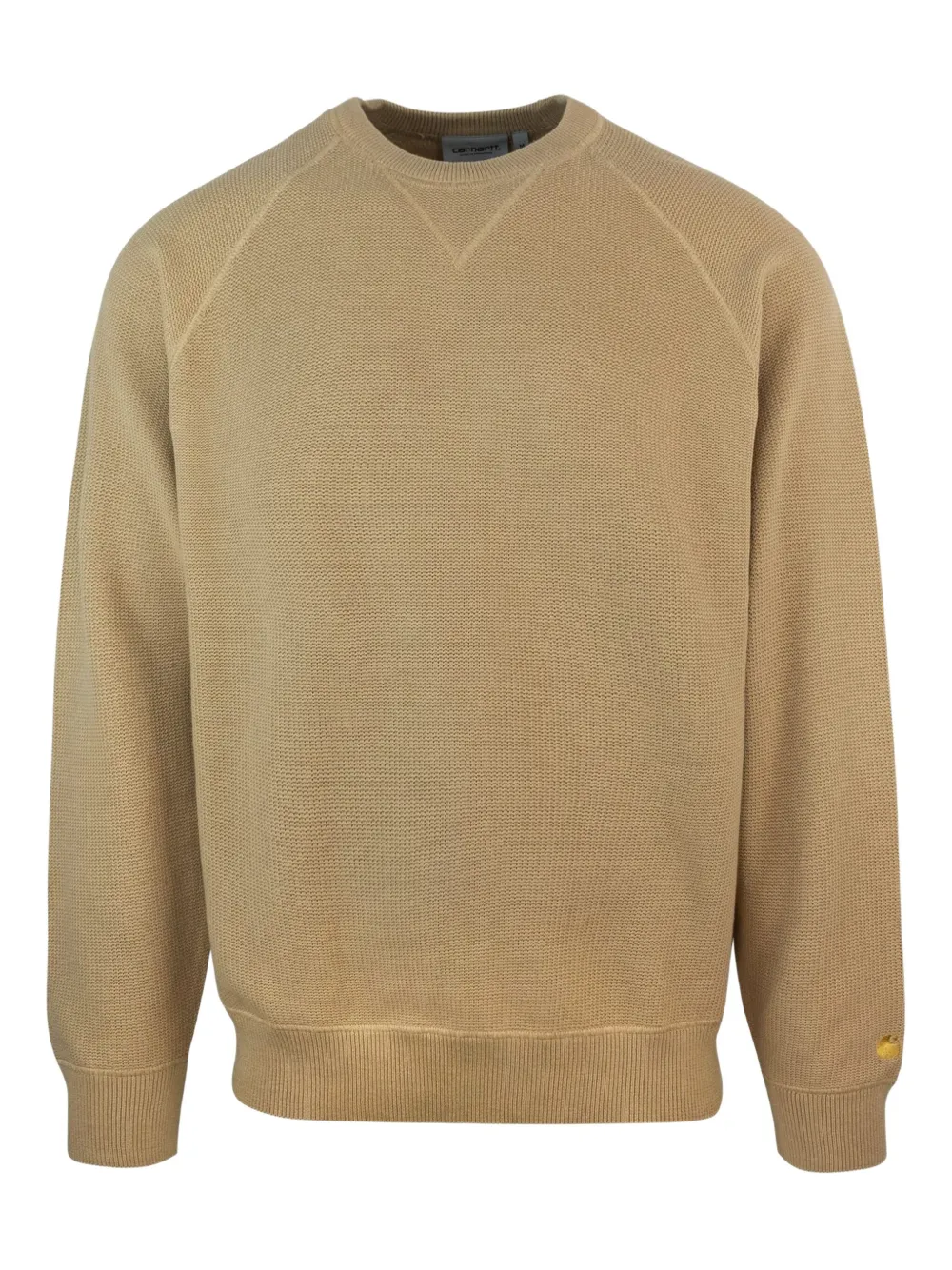Carhartt WIP Chase wafelgebreide trui met raglan mouwen Bruin