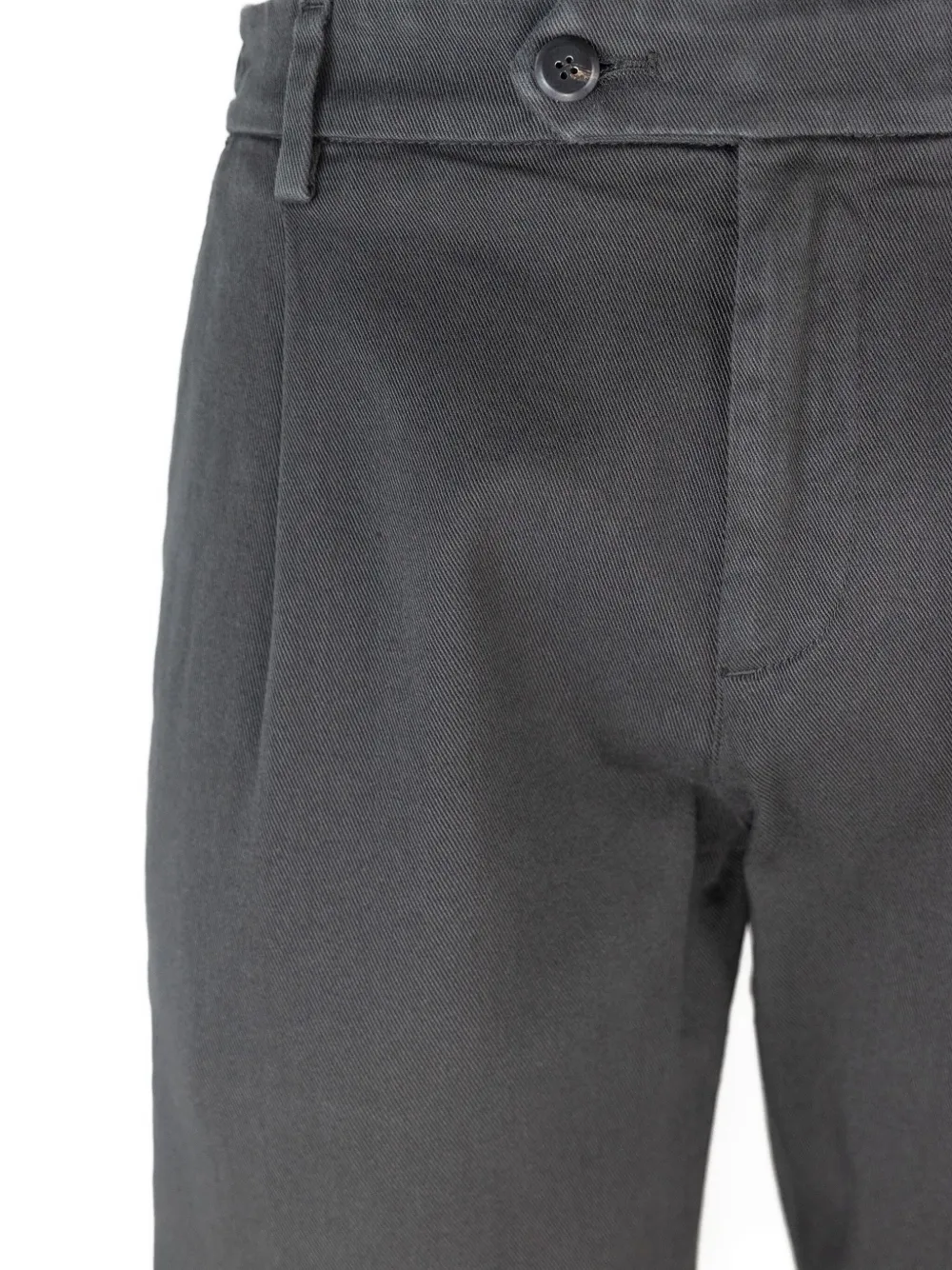 Eleventy Broek van katoenblend met geplooide zak Grijs