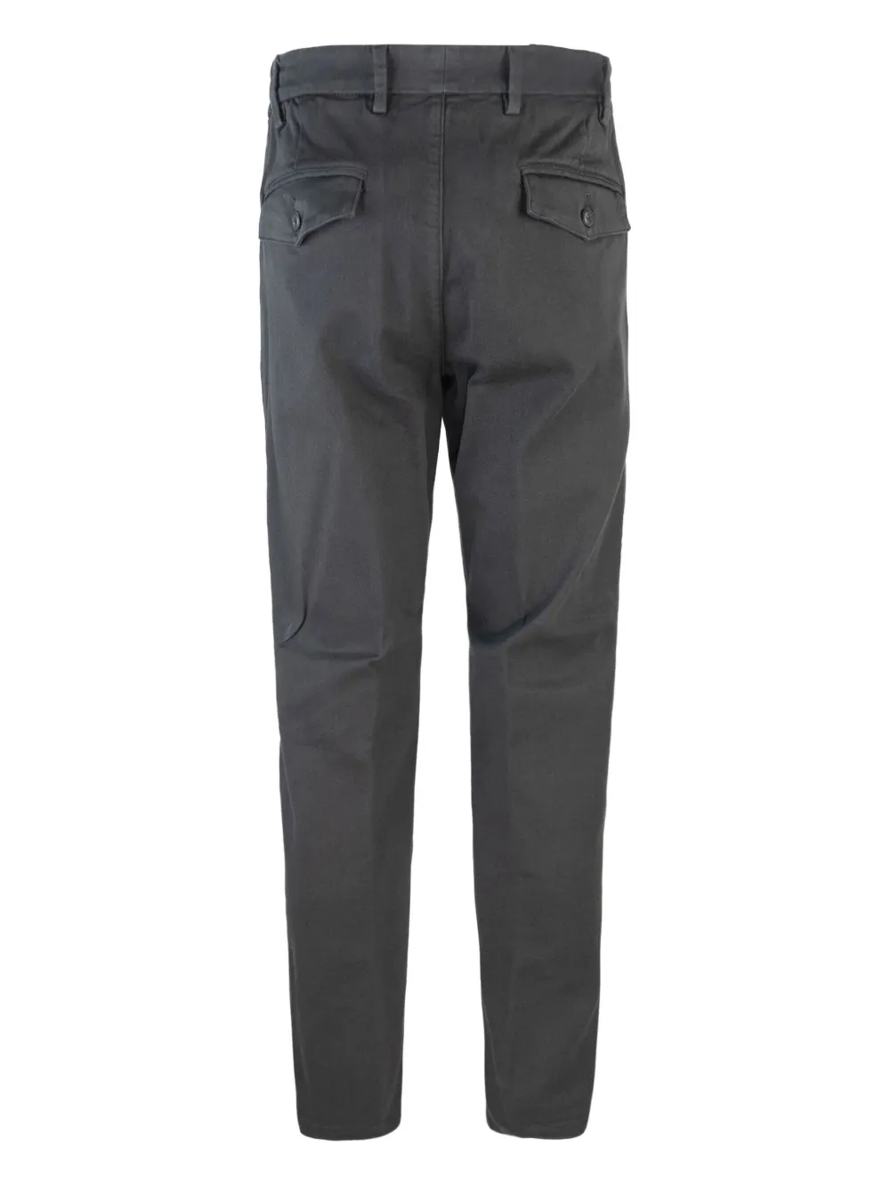 Eleventy Broek van katoenblend met geplooide zak Grijs