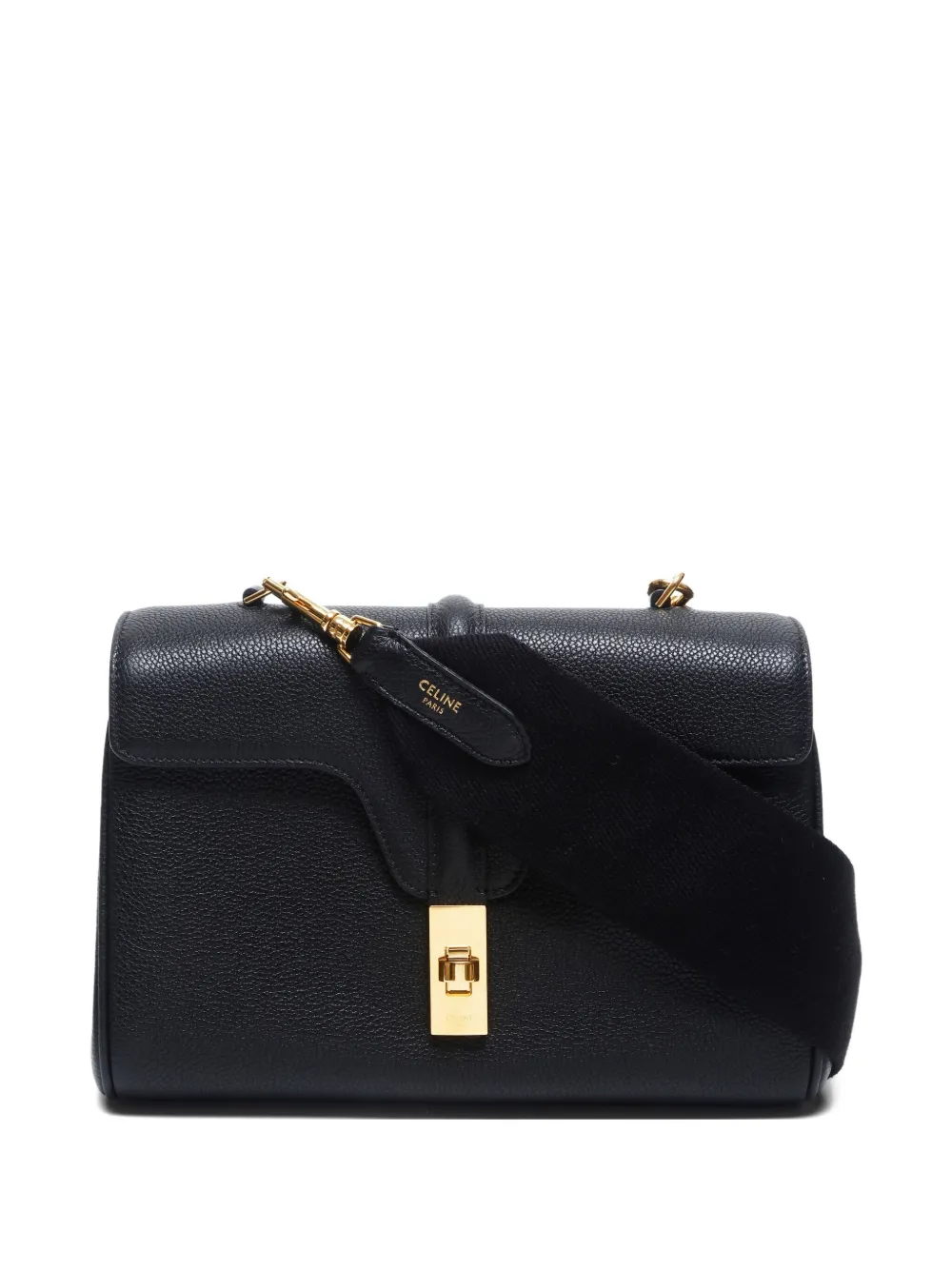 Céline Pre-Owned 2020-2024 ティーン ソフト ショルダーバッグ - ブラック Céline Pre-Owned 2020-2024 ティーン ソフト ショルダーバッグ - ブラック