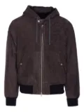 TOM FORD hooded zip-front jacket - Brown