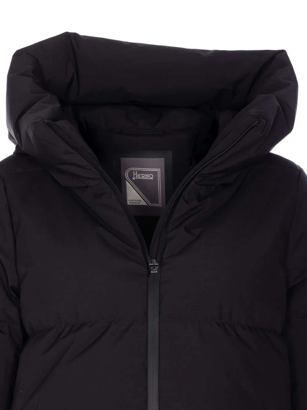 Herno Donsjack met capuchon Zwart