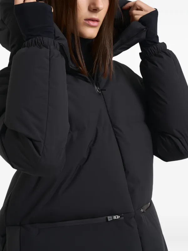 Herno フーデッド パデッドジャケット（黒） サイズ　42 Herno フーデッド パデッドジャケット | ブラック | FARFETCH JP