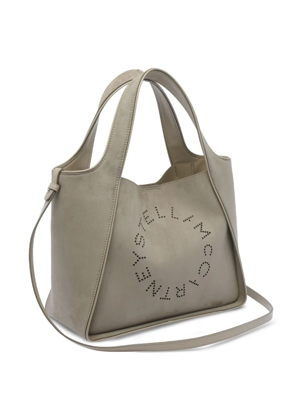 Stella McCartney Stella shopper met logo Grijs