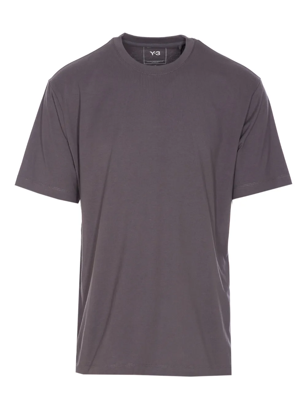 Y-3 T-shirt met logoprint met ronde hals Grijs