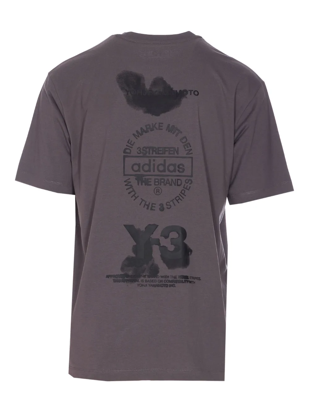 Y-3 logo-print crew-neck T-shirt | T-Shirts | Image 2