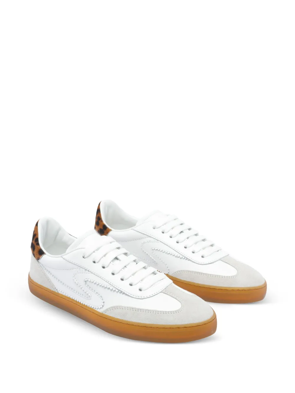 Stuart Weitzman leopard-print leather sneakers | Low-Tops | Image 2