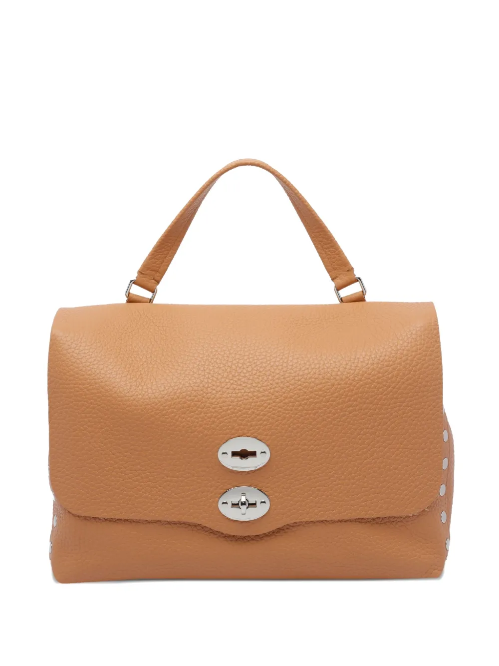 Zanellato medium Postina leather tote bag Bruin