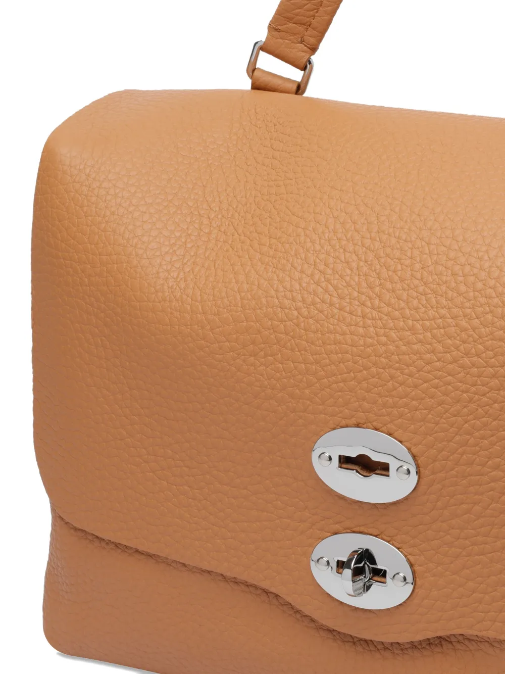 Zanellato medium Postina leather tote bag Bruin